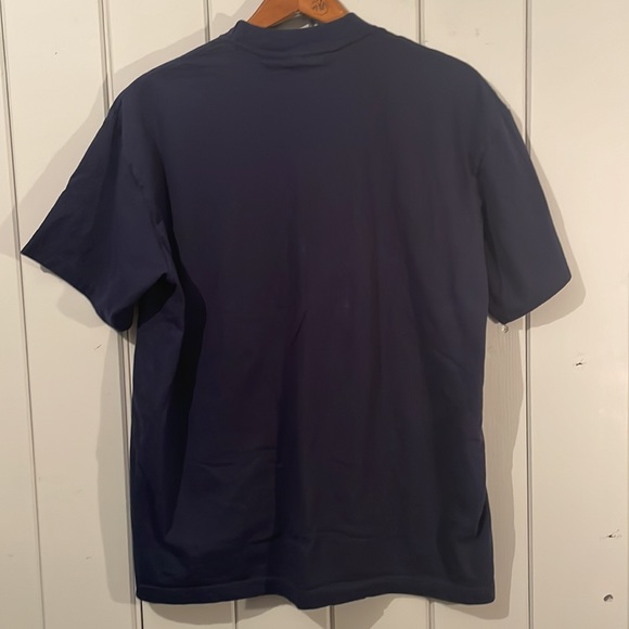 Art Praha Handmade Fun Explosive T-shirt Red High Top Sneaker Shoe Navy Large - Picture 3 of 4